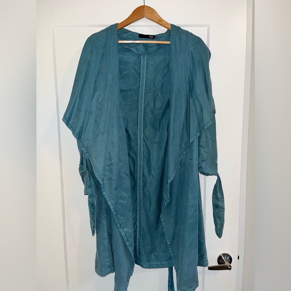Spring Teal Duster Jacket - Small
